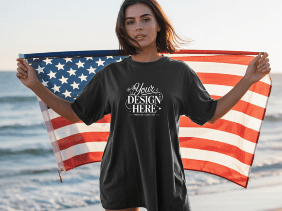 4th July Comfort Color 1717 T Shirt Mock: A Game-Changer for Product Presentation