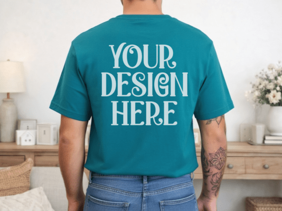 Bella Canvas 3001 Deep Teal Shirt Mockup: A Versatile Tool for Designers