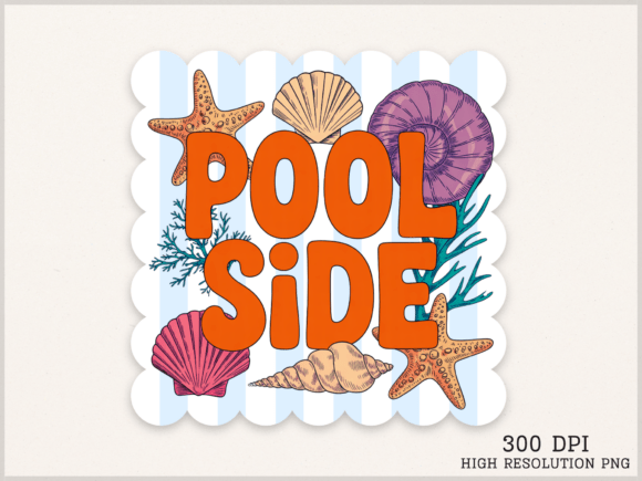 Coastal Vibes Summer Hand Drawn PNG: A Refreshing Addition to Your Creative Projects