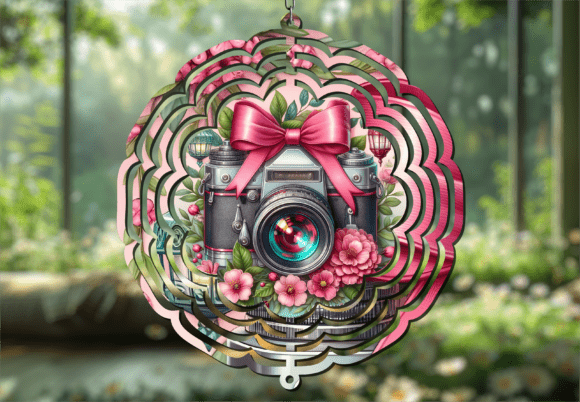 Coquette Bow Wind Spinner Design