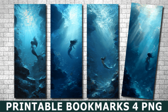 Deep Sea Mermaid Under Ocean Bookmark: A Creative and Practical Resource for Book Lovers