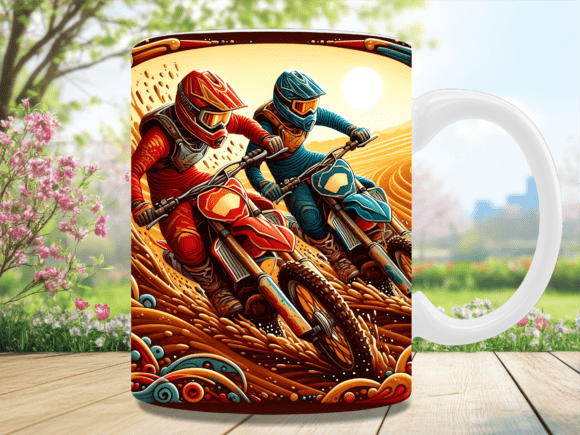 Dirt Bike Racing Adventure Sports Mug