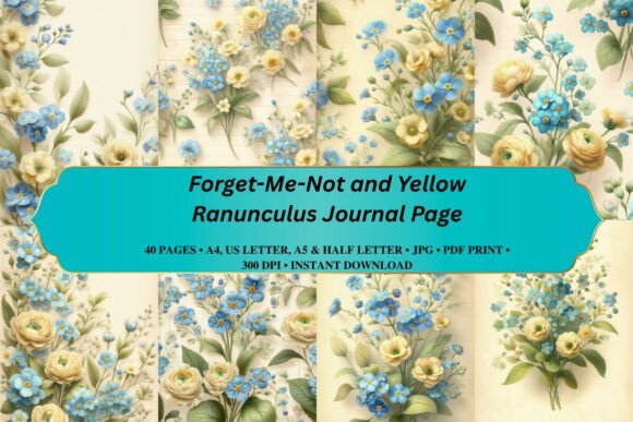 Discover the Beauty of the Forget-Me-Not Journal Page: A Timeless Addition to Your Creative Toolkit