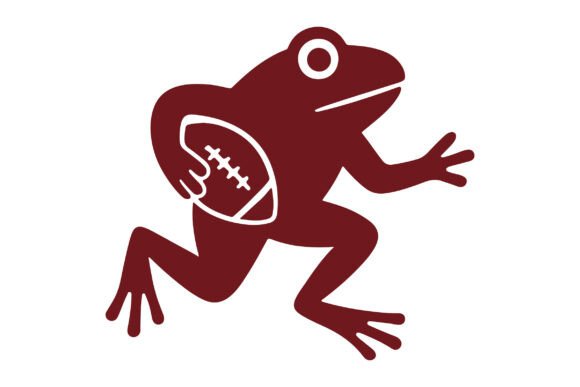 Funny Frog Playing American Football SVG – A Digital Design for Creative Projects