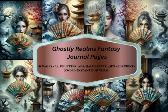 Ghostly Realms Journal Pages