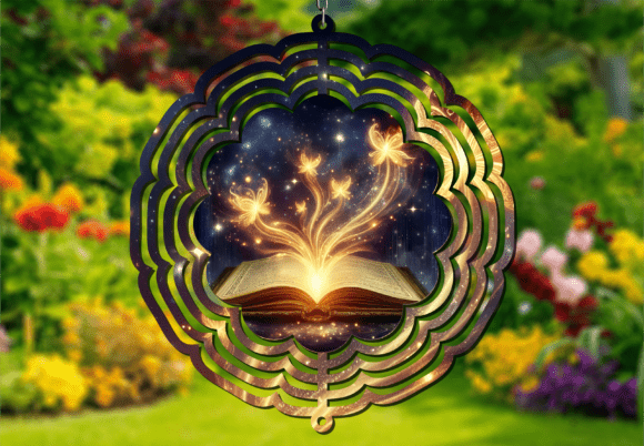 Glowing Fairy Butterfly Wind Spinner