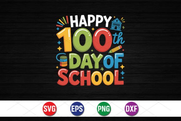 Happy 100th Day School SVG: A Vibrant Celebration for Educators and Students