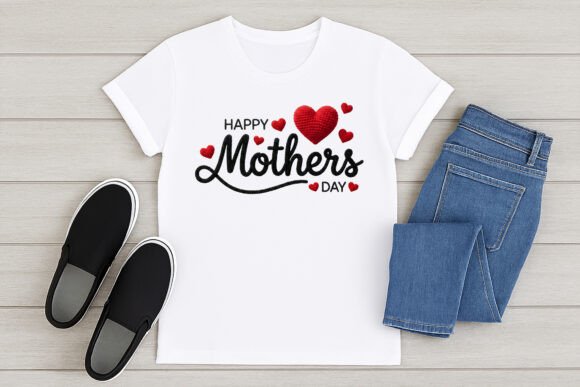 Happy Mothers Day Black Crochet PNG: A Strategic Design for Meaningful Expression
