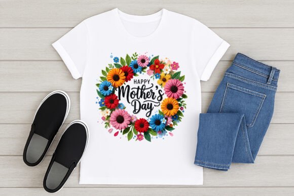 Happy Mothers Day Floral Wreath Design: A Beautiful Way to Celebrate Mom