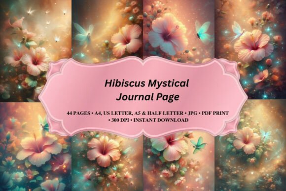 Hibiscus Mystical Journal Page
