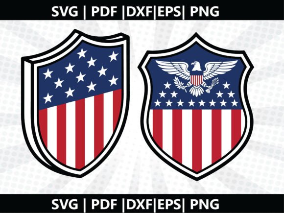 Patriotic Shield USA SVG Circuit File – A Versatile Design Resource