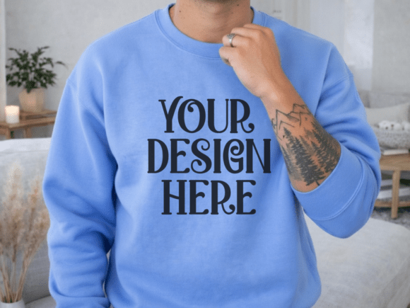 Revolutionizing Product Displays: The Gildan 18000 Light Blue Mockup for Designers and Merchants