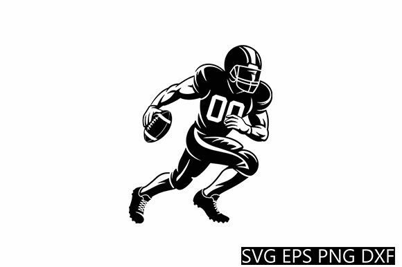 Running Football Player Design